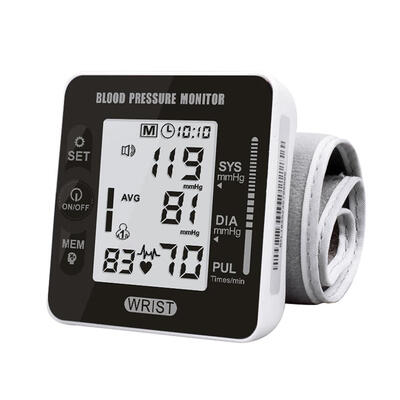 

LCD Display Digital Electronic Speech Blood Pressure Monitor Pulse Tester