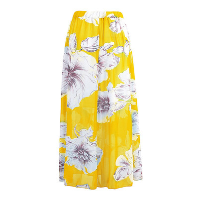 

Roseonmyhand Womens Ladies Casual Print Comfortable High Waist Skirt Long Skirt