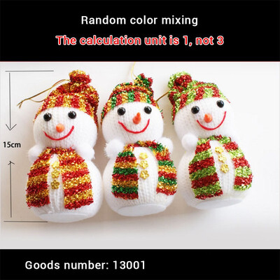 

FUNNYBUNNY 1PC Christmas Decoration Snowman Doll Little Doll Gift Pendant Christmas Decoration Child Gift Christmas Ornaments