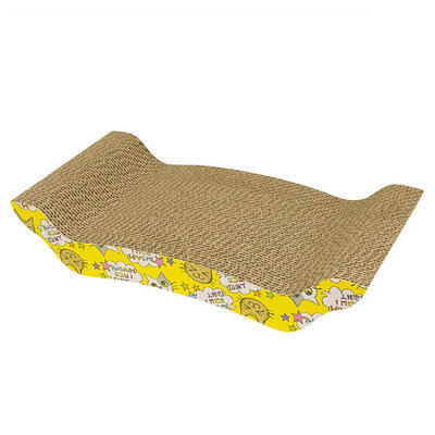 

Cat Corrugated Paper Scratch Board Pad Scratcher Bed Mat Claws Care Toy