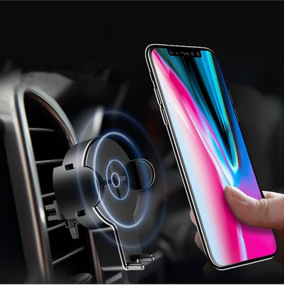 

ROCK car phone holder car wireless charger car charger mobile phone car outlet bracket Apple charger Samsung charger deep gray