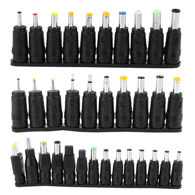 

34 pcs Laptop Notebook Input DC Universal Plug Set Jack Tip 4 AC Adapter Charger