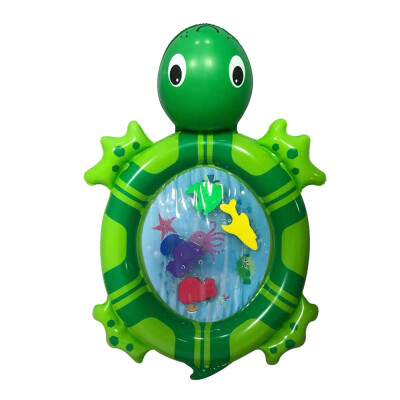 

Inflatable Turtle Shaped Toy Baby Floating Play Mat Kids Large Water Pad Toy