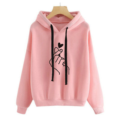 

Men Women Sweatshirt Hoodie Pullover Hoody Cotton Plain Design Jumper Casual