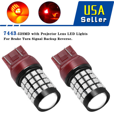 

2x LED 7443 7440 Tail BrakeReverse Car LED Light Bulbs 28353030 12V-24V