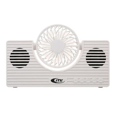

Mini BT Speaker with Fan Wireless Phone Speaker Multi-functional Portable Sound Box Support TF Card AUX IN MP3 Player