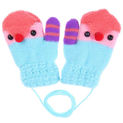 

Cartoon Bird Design Baby Boy Girl Gloves Winter Warm Hands Protector Gloves