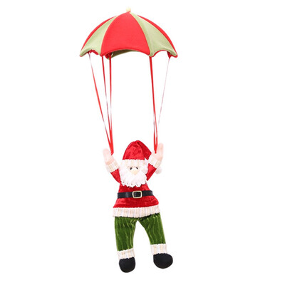 

Cute Santa Claus Parachute Decoration Unique Household Snowman Parachute Decoration