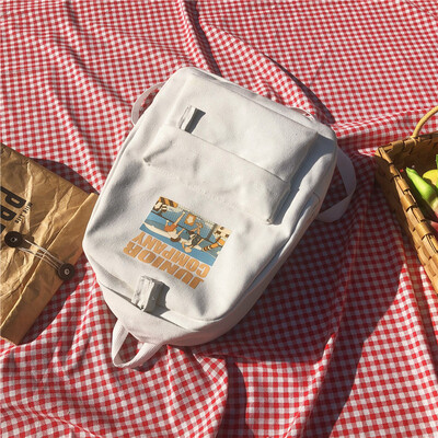 

Japanese version of canvas ancient sense girl bag girl Korean version of high school inthe wind simple college students campus bac