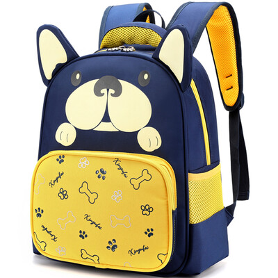 

Puppy schoolbag primary school student backpack grade 1 grade 2 ridge protection burden ultra light boys&girls children
