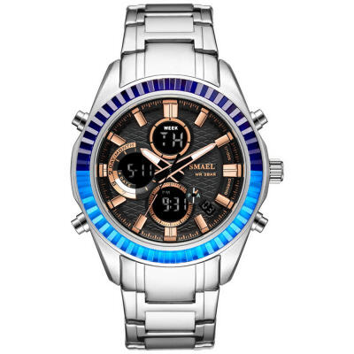 

SMAEL 1430 Fashion Outdoor Waterproof Watch Multi-function Digital Male Sports Wristwatch