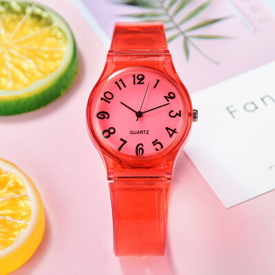 

Fruit color childrens gift watch fashion silicone strap