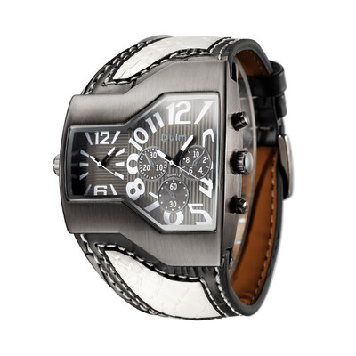 

Oulm Ou Lei personality mens watch two places when the Korean trend mens watch