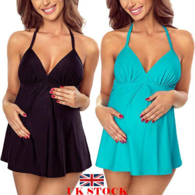 

UK Pregnant Women Maternity Bikini Swimwear Swimsuit Summer Beach Bathing Suit