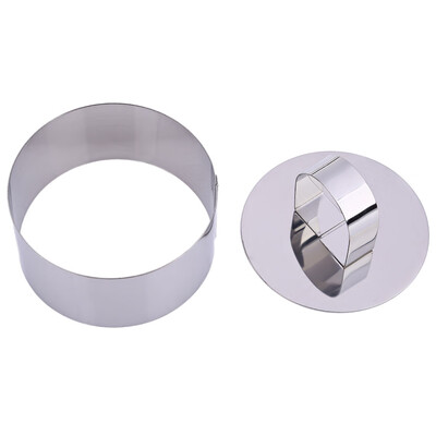 

Stainless Steel Cupcake Salad Dessert Mousse Cheese Cake Mold Mould Ring