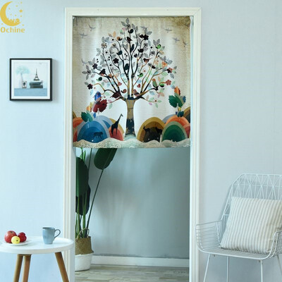 

80100cm Antler Digital Printing Finished Blackout Curtains Wholesale Nordic Childrens Bedroom Living Room Curtains