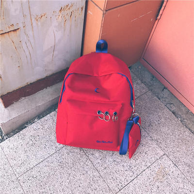 

2018 Summer New Women Bag Cross Moon Shoulder Bag College Wind Middle School Bags For Teenage Girls Two-piece Bag