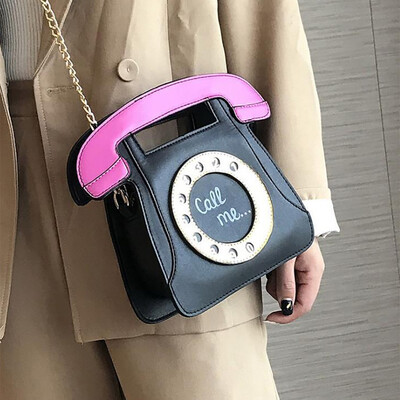 

Tailored Womens Fashion Retro Cartoon Personality Shoulder Bag Chains Bag Purse Bag
