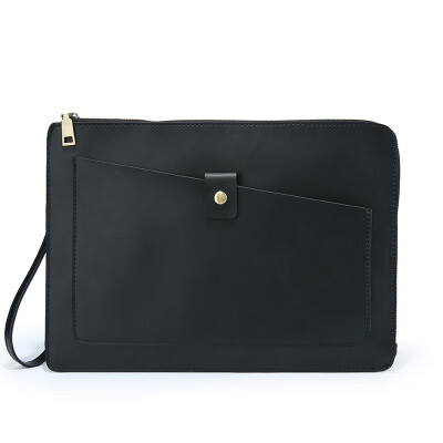 

Retro leather mens bag in hand tide men street hand clutch iPad file bag envelope tide