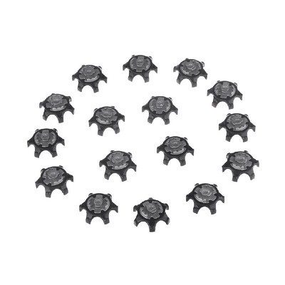 

16Pcs Black Easy Replacement Spikes Ultra Thin Cleats for Golf Shoes
