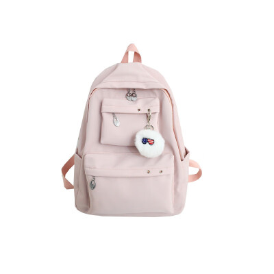 

Schoolbag female college students shoulder bag Korean version of high school Forestry Department simple INS antique feeling young