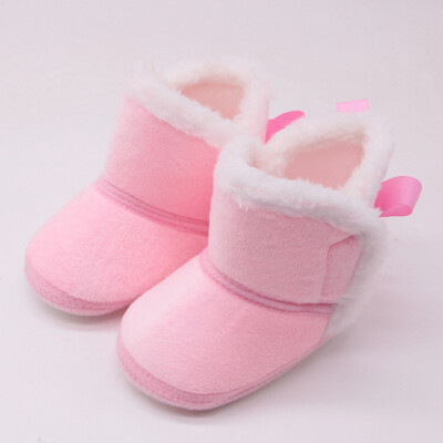 

WEIXINBUY winter baby boys girls shoes russia winter infants warm shoes Faux fur girls baby booties Leather boy baby boots