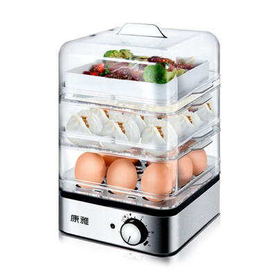 

Multifunction Three Layers Timing Egg Boilers Steamer Breakfast Machine 220V