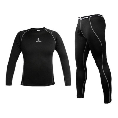 

Mens Cycling Jersey Shirt Bike Bicycle Baselayer Underwear Long Sleeve Winter Sports Clothes