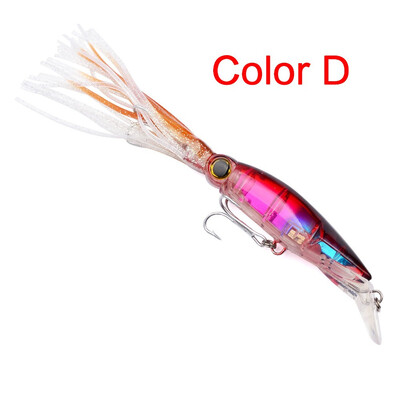 

VISSEN Fishing Lures 14cm40g Fishing Tackle Octopus Squid Jig Hooks Shrimp Squid Lures Fishing Crankbaits