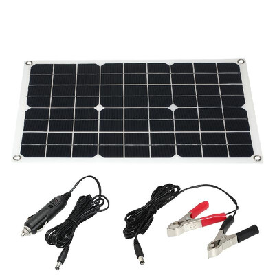 

30W 18V Flexible Solar Panel System Battery Dual Output Solar Power Energy With USB Interface Monocrystalline Silicon High Convers
