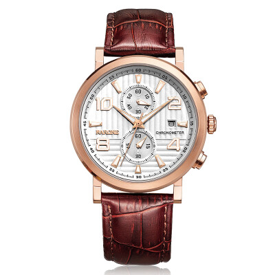 

Rarone Genuine Leather Chronograph Man Wrist Watch