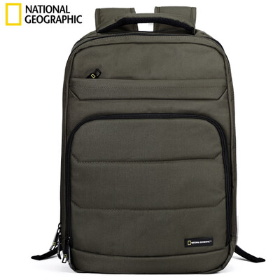 

National Geographic National Geographic backpack female computer bag male 156-inch multi-function large-capacity school bag business casual backpack khaki