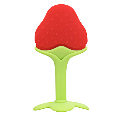 

Fruit Design Available Cute Silicone Teether Baby Infant Set Tree Teethers
