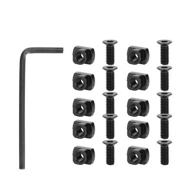 

Greensen 10PCS Durable Pure Steel -Lok Screw & Nut Replacement Set for Mlok Rail Sections