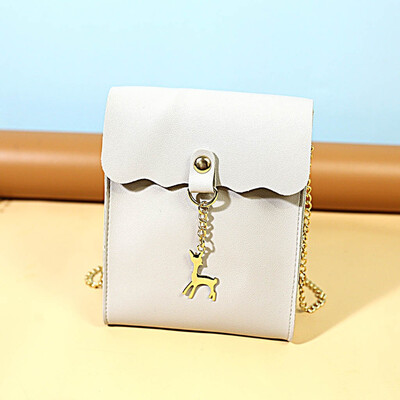 

Tailored Fashion Lady Shoulders Small Square Bag Letter Purse Mobile Phone Messenger Bag