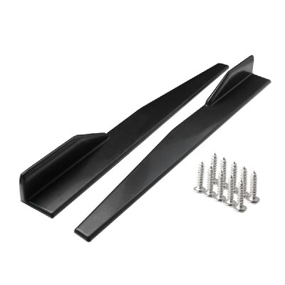 

2PCs 86cm Car Side Skirt Rocker Splitters Diffuser Winglet Wings Bumper Car Body Styling Kit Carbon fiber color