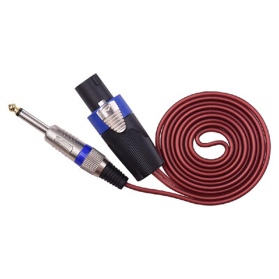 

14 Inch Audio Connecting Cord to NL4FC Male to Male Connector 12 AWG Professional Speaker Cable Wires for Stage Power Amplifier B