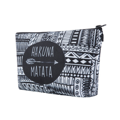 

〖Follure〗Beautistyle small makeup travel bag ladies Irregular pattern design makeup bag