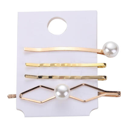 

1 Set Pearl Alloy Hair Clips Hairpin Headdress Beauty Styling Accessories
