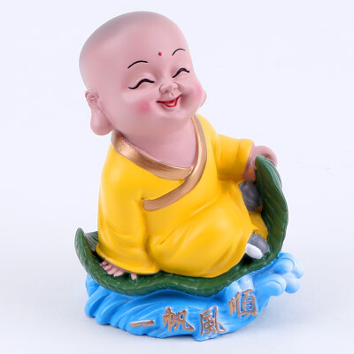 

Car decoration small monk doll creative gift crafts ornaments