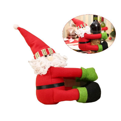 

New Christmas Wine Bottle Cover Christmas Wine Bottle Decoration
