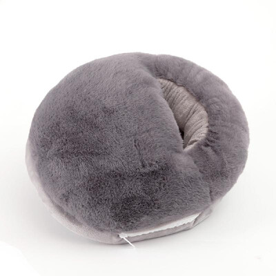 

Detachable Washable USB Ports Imitation Rabbit Hair Heated Slippers Foot-warmers for Adults Men&Women