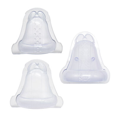 

Bell Shape Chocolate Cream Cake Mold 6pcs Christmas Baking Tools Non-stick Cake Mold Jelly Candy 3D Decoration