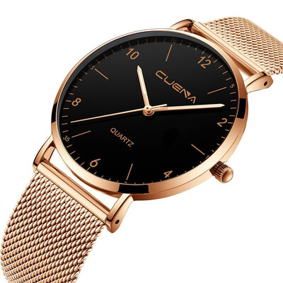 

Gobestart Luxury Watches Quartz Watch Stainless Steel Dial Casual Bracele Watch