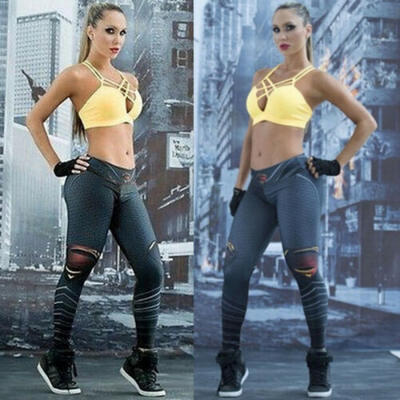 

Women Fitness Sport Leggings Running Gym High Waist Pant Fashion Jogging Trouser