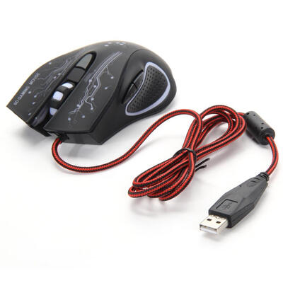 

3200DPI LED Optical 6D Button USB Wired Game Mouse for Pro Game
