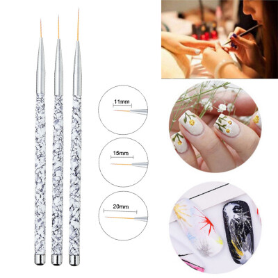 

Toponeto DIY Wooden Handle Decoration Nail Drawing Pen Super Fine Combination Nail Set