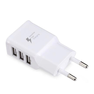 

2A 3 USB Ports Travel Charger Adapter - EU PLUG