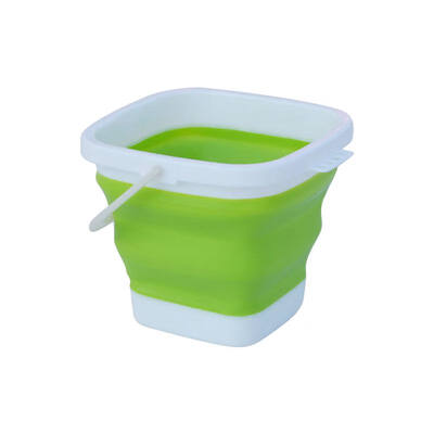 

3L Portable Bucket Silicone Foldable Water Container Outdoor Cleaning Folding Wash Pail for Fishing Camping Car