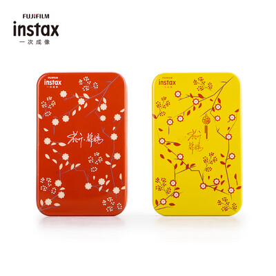 

Fuji one-time imaging INSTAX peripheral accessories instax flower open embroidered iron box red